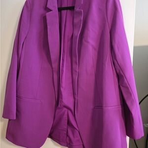 Express Vibrant Purple Women's Blazer
